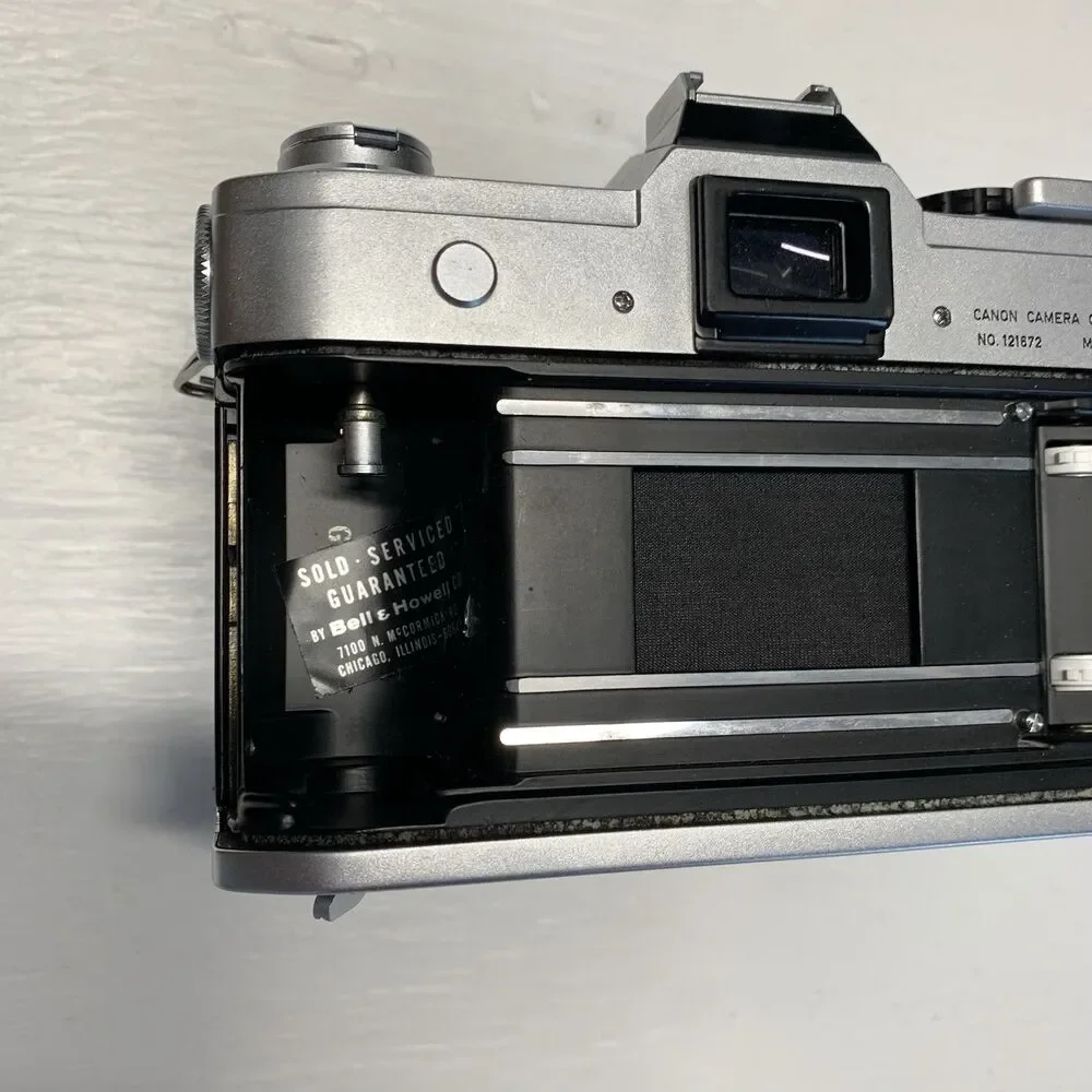 Canon TL QL 35mm Film SLR Camera w. FL 50mm 1:1.8 Lens -Light- Not Tested - USA